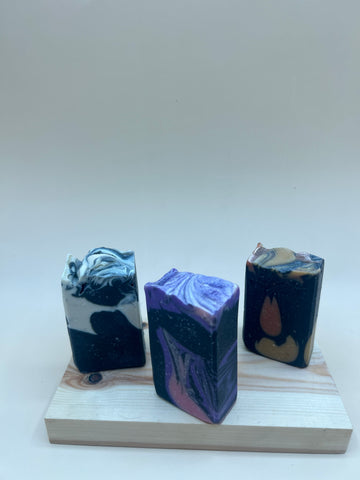 Charcoal Soap Flight