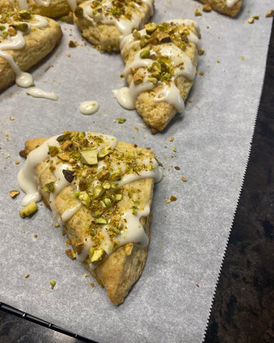 Honey Pistachio Scones