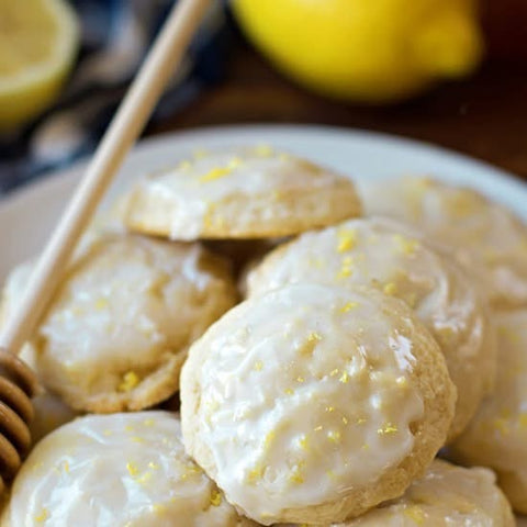 Lemon Honey Cloud Cookies