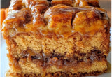 Pumpkin Honey Bun Cake